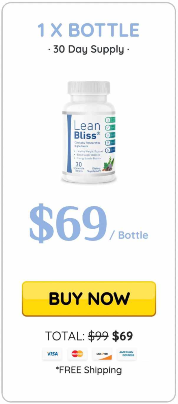 Single bottle starter option for LeanBliss wellness supplement